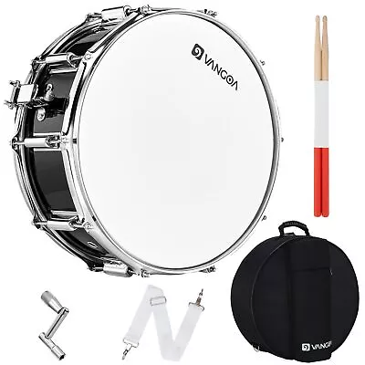 Snare Drum Kit Marching Snare Drum 14  X 5.5  With 10mm Padding Carry Bag ... • $99.61