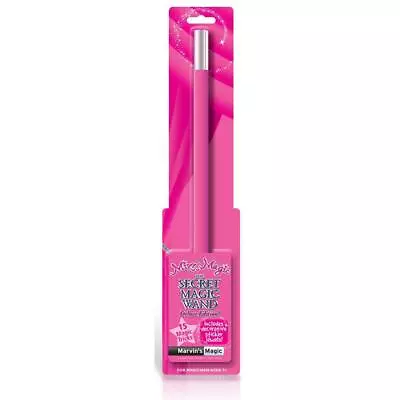 £6.99 • Buy Marvin's Magic Mizz Secret Wand Childrens Magicians Pink Gift With 15 Tricks