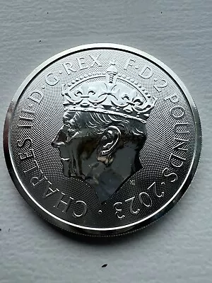 NEW 2023 1oz .999 Fine Silver King Charles Coronation Britannia In Capsule #3 • £36