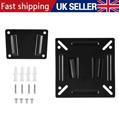 Small TV Wall Bracket 10° Tilt For 12 14 16 17 18 22 24 Inch LED Monitor Mount B • £4.99