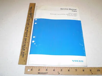 Volvo 4 43 Automatic Transmission Aw50-42 Service Repair Manual Tp 4322201 (802) • $11.10