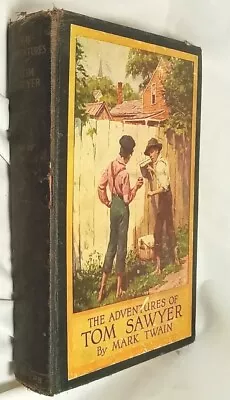 The Adventures Of Tom Sawyer By Mark Twain (1917) Illustrated Hardcover Novel • $49.21