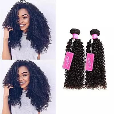 ISEE Hair Virgin Malaysian Deep Curly Jerry Curly Human Hair One Bundles100%... • $47.62