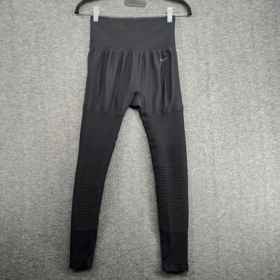 £38.16 • Buy Nike Leggings Womens Medium Black Seamless High Waist Sculpt Lux Studio 890578