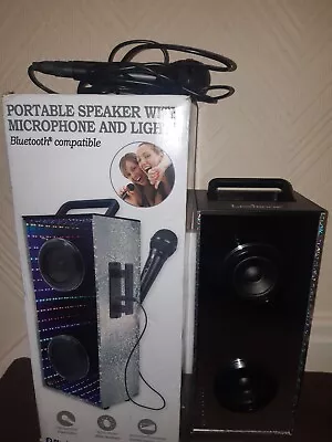 Lexibook Portable Speaker With Lights And Microphone • £25