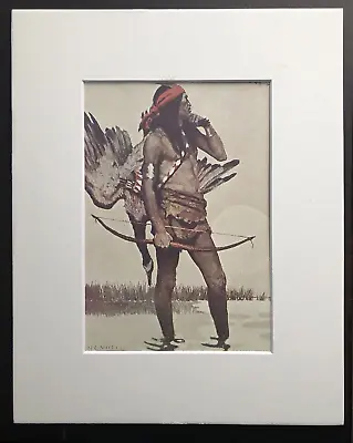 N. C. Wyeth  The Hunter  8 X 10 Matted Print • $19.99