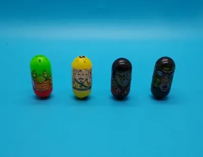 MIGHTY BEANZ • Lot Of 4 Rare Random Characters 2004/2010 Moose JaRu Ninja 1½  • $9.77