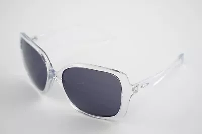 RARE! OO9125 Oakley Beckon Polished Clear/Grey Sunglasses • $74.99