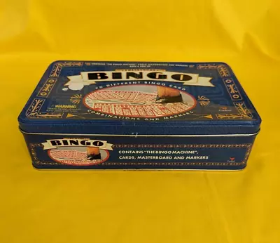 Vintage Cardinal Edition COLLECTORS BINGO In Tin 1999 With Bingo Machine • $12.99