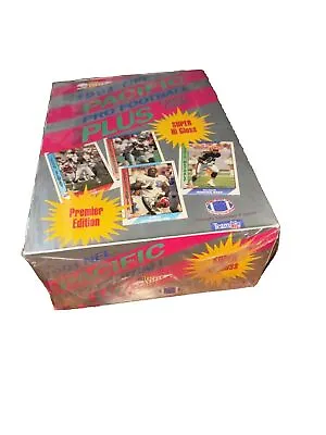 1991 Pacific NFL Football Plus Player Cards Sealed Box 36 Packs Factory Sealed • $10