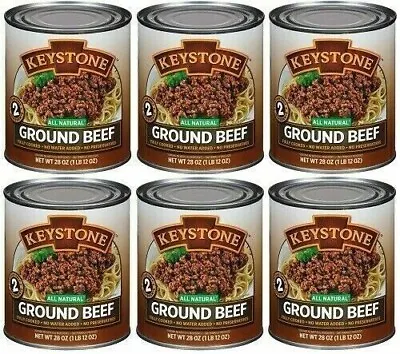 Keystone Meats All Natural Ground Beef Fully Cooked Food 28oz No Preservatives ✅ • $149