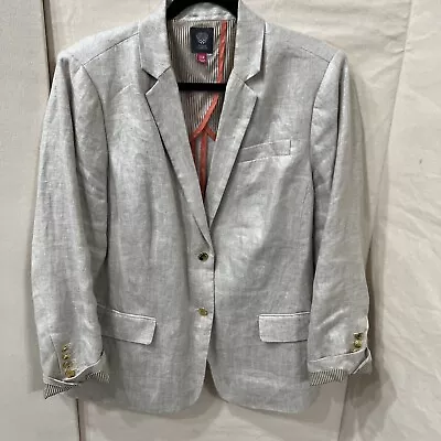 Vince Camuto Women’s Linen Blazer Jacket Divine Retreat 247 Natural Size 16 16W • $24.99