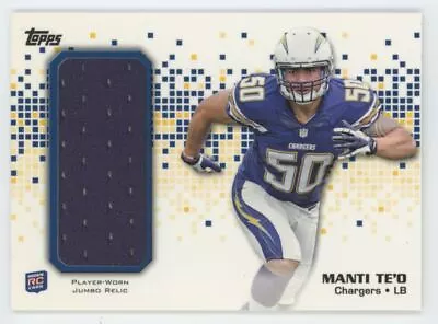 Manti Te'o 2013 Topps Rookie Jumbo Relic Jersey #RJR-MT San Diego Chargers • $4.10