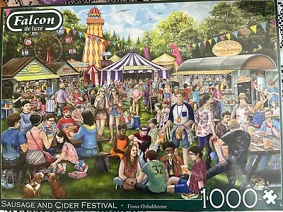 Falcon Jigsaw Puzzle Sausage And Cider Festival New And Sealed • £0.99