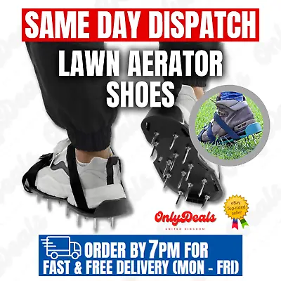 Garden Lawn Aerator - Spiker Shoes / Sandals -  Adjustable Straps Heavy Duty UK • £9.75