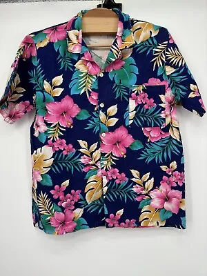 Jordache Floral Button Up  Top Floral Size M Vintage Made In USA 🇺🇸 • $15.99