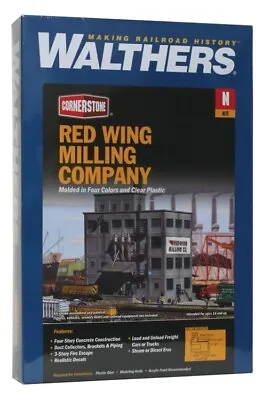 Walthers N Scale ~ New 2024 ~ Red Wing Milling Co. ~ Building Kit ~ 933-3212 • $38.23