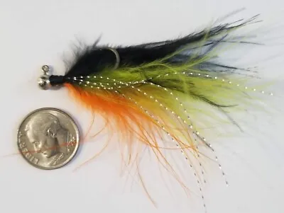 1/32 Oz Marabou Jigs Crappie Panfish Bluegill Lure Erie Dearie Gamefish Killer • $1.15