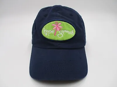 Hope Grows Vera Bradley Foundation Hat Cap Blue Strap Back Breast Cancer Bayside • $14.24