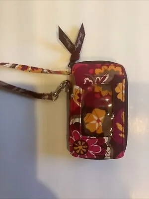 Very Gently Used~ Vera Bradley Carnaby Carry It All Wristlet • $13.29