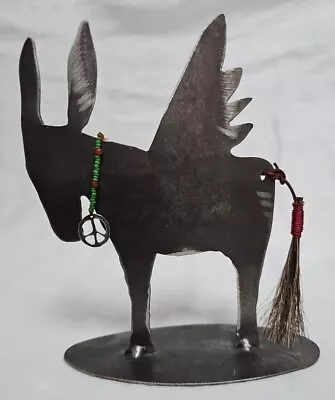 2018 Winged Donkey Of Peace Steel Sculpture Jes MaHarry Patrick Henderson Signed • $78