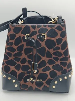 Michael Kors Mercer Bag Gallery Animal Print Top Handle Crossbody Women  • $139