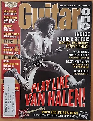 Guitar One Magazine May 2006 Van Halen Korn VOX DA5 Digitech EX-7 MXR EVH 117 • $11.21