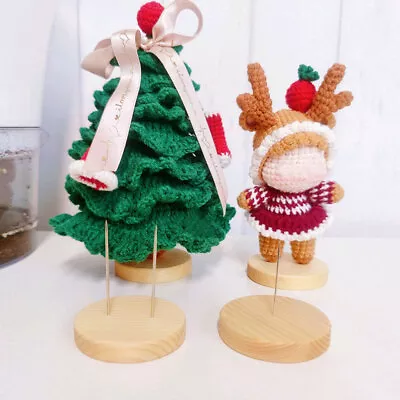 Doll Display Racks Showcase Crochet Doll Display Base Wooden Support Stand • £3.30