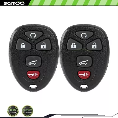 2 For 2009 2010 2011 2012 2013 2014 Chevrolet Tahoe Keyless Entry Remote Fob • $12.19