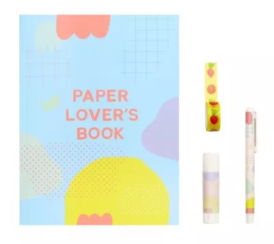 Kikki K Paper Lovers Book Cute Gift Set Craft Scrapbooking Planner Deco Stickers • $40