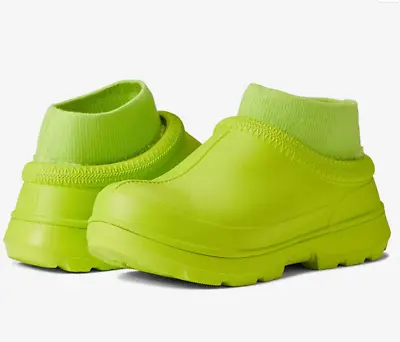 £116.80 • Buy UGG Tasman X Rain Boots Flat Booties Clogs With Removable Sock Key Lime Size 10