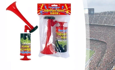 £9.95 • Buy PUMP ACTION AIR HORN FOG HORN HAND HELD FOOTBALL FESTIVAL LOUD Never Runs Out UK
