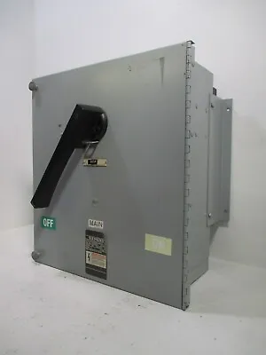 Siemens VMS326T 600 Amp 240V 3-Pole Fusible Vacu-Break Panelboard Switch 600A • $650