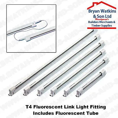 T4 Fluorescent Link Light Mirror Light Strip Light Under Cupboard Bar Light • £4.95