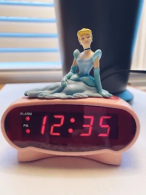 $22 • Buy Vintage 90s Disney Cinderella Alarm Clock - Fully Functional