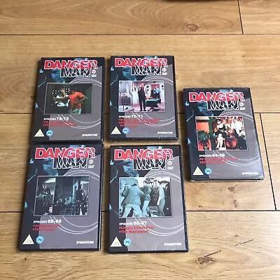 Danger Man Dvds No 40-44 Lot Of 5 NEW SEALED • £12.86