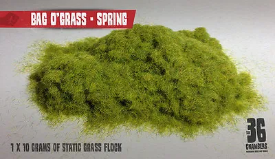 £2 • Buy Bag O'Grass - 2mm Spring Static Grass Flock (10g)