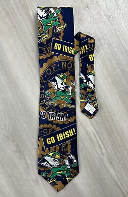$24.95 • Buy Vintage 90s University Of Notre Dame Fighting Irish RM Sport Silk 56 