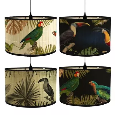 Bamboo Lamp Covers Retro Style Lamp Shade Lighting Fixtures  Simple Chandelier • $32.46