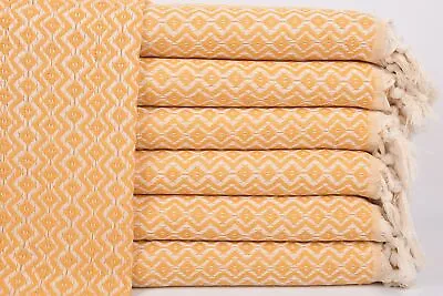 Personalized Towels Kitchen Towel Mustard Washcloth Diamond Napkin 18x36 Inc • $6