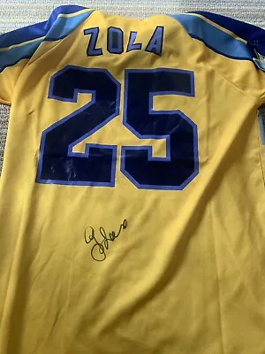 £149.99 • Buy Gianfranco Zola Signed Chelsea Shirt - 1998 Away Autograph Jersey