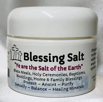 Blessed Holy Dead Sea Salt From Israel For Wedding Ceremony Baptism Church • $15.79