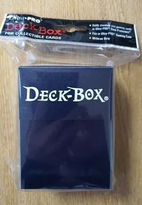 4 X Ultra Pro Deck Box - Deck Card Protector Standard Gaming Card Size. BLUE • £12