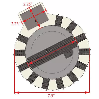 Bachmann 46799 N Motorized Turntable • $113.49