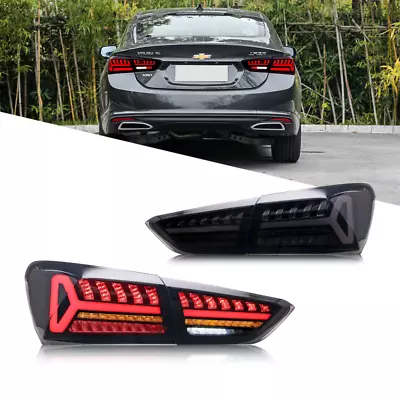 For Chevrolet Malibu XL Smoke LED Tail Lights Sequential Rear Lamps 2019-2021 • $320.99