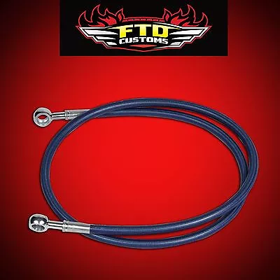 36  Blue Brake Line For Gsxr 750 Swingarm Extensions Gsxr 750 Brake Line • $29.99