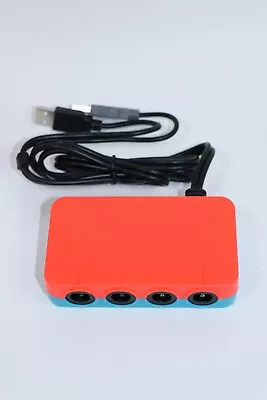 Nintendo Wii U Switch PC GameCube Controller Adapter TURBO NEON JOY-CON COLORS ! • $13.77