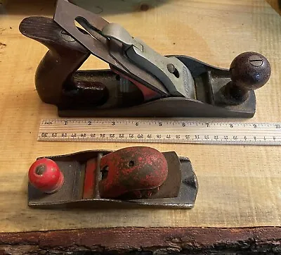 2 Vintage Wood Planers One CRAFTSMAN Made In USA Wood Plane 9  Other No Name • $9.99