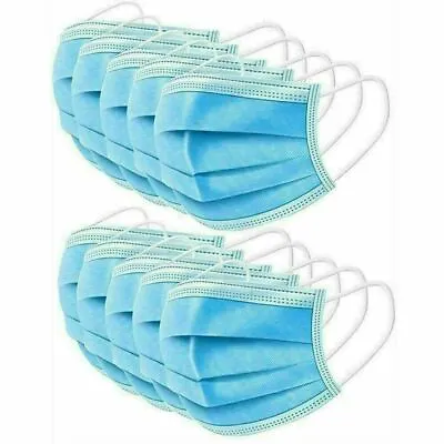 50 PCS Face Mask Medical Surgical Dental Disposable 3-Ply Earloop Mouth Cover • $6.69