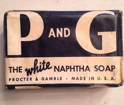 VINTAGE P&G THE WHITE NAPHTHA SOAP PROCTER & GAMBLE Original Package Unopened X • $24.97